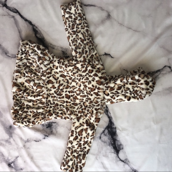 NWT Toddler Girl Leopard Jacket | Size 5 - Picture 5 of 6